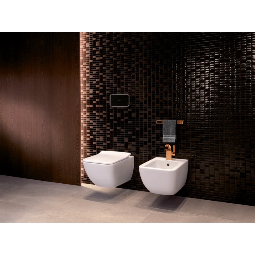 Villeroy & Boch 441100R1 - Bidé suspenso VENTICELLO cerâmica/branco