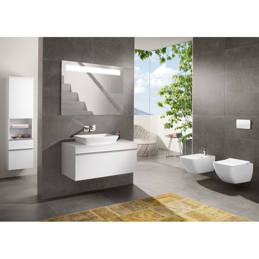 Villeroy & Boch 4611RS01 - Sanita suspensa VENTICELLO em cerâmica branca com assento SoftClose