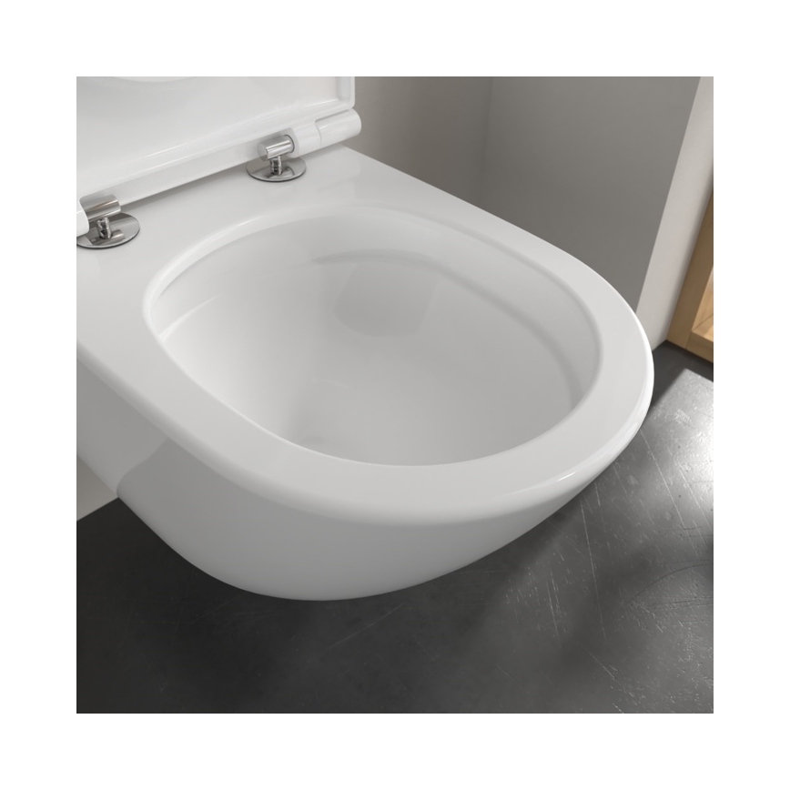 Villeroy & Boch 4670T9R1 - Sanita suspensa com assento SoftClose SUBWAY 3.0, cerâmica/branco