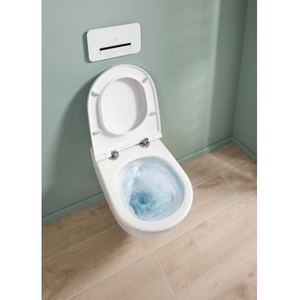 Villeroy & Boch 4670T9R1 - Sanita suspensa com assento SoftClose SUBWAY 3.0, cerâmica/branco