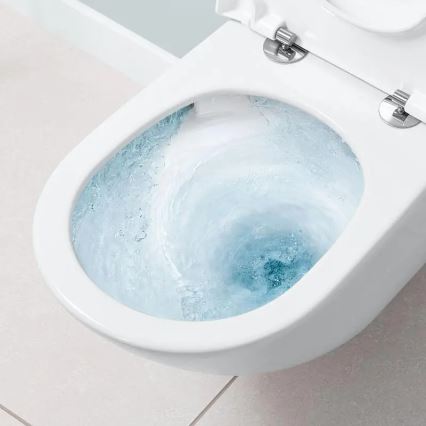 Villeroy & Boch 4670TS01 - Sanita suspensa SUBWAY 3.0 em cerâmica, com assento de fecho amortecido SoftClose, branca