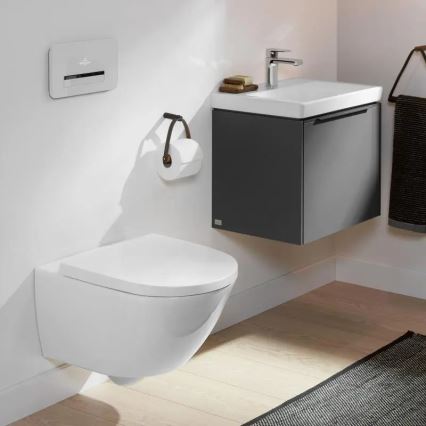 Villeroy & Boch 4670TSR1 - Sanita suspensa com assento SoftClose SUBWAY 3.0, cerâmica/branca
