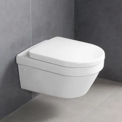 Villeroy & Boch 4694HRR1 - Sanita suspensa com assento SoftClose ARCHITECTURA cerâmica/branca