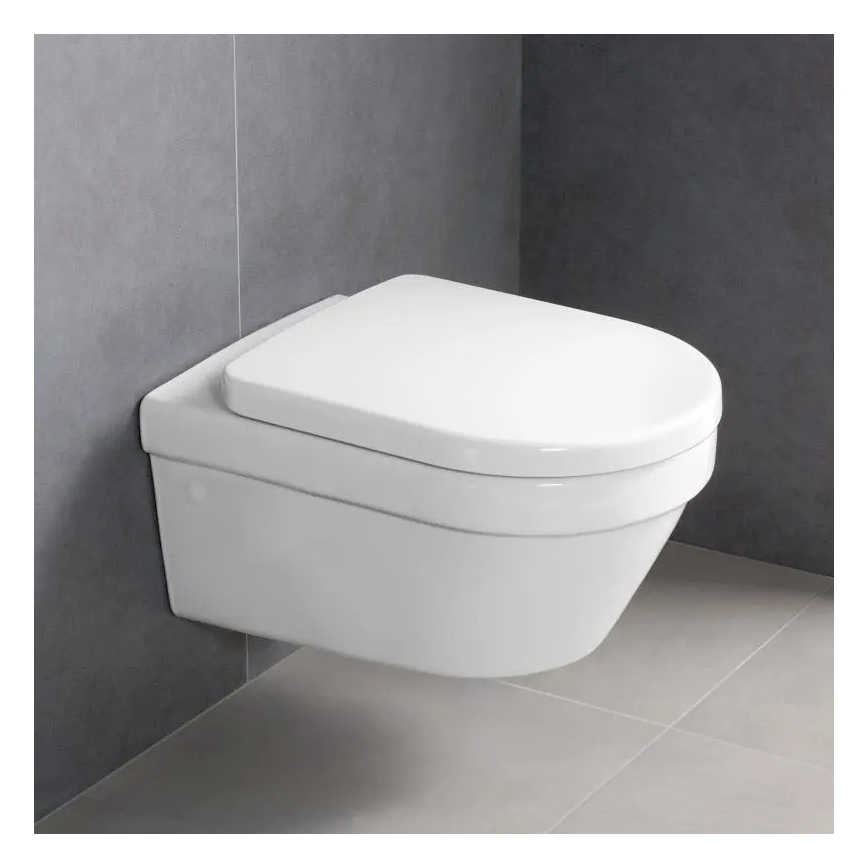 Villeroy & Boch 4694HRR1 - Sanita suspensa com assento SoftClose ARCHITECTURA cerâmica/branca