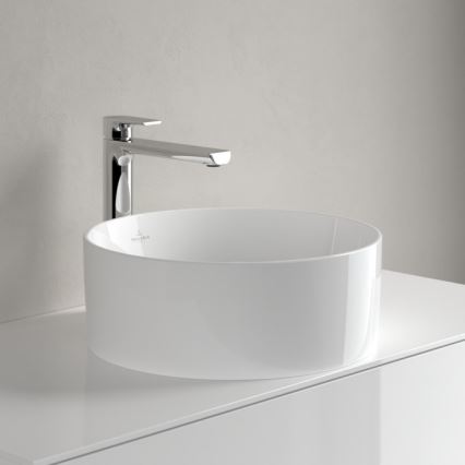 Villeroy & Boch 4A184001 - Lavatório de bancada COLLARO Ø 40 cm cerâmica/branco