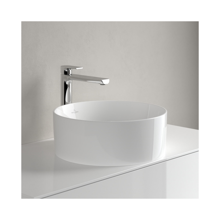 Villeroy & Boch 4A184001 - Lavatório de bancada COLLARO Ø 40 cm cerâmica/branco
