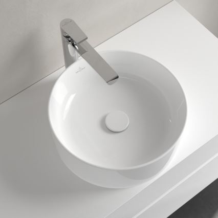 Villeroy & Boch 4A184001 - Lavatório de bancada COLLARO Ø 40 cm cerâmica/branco
