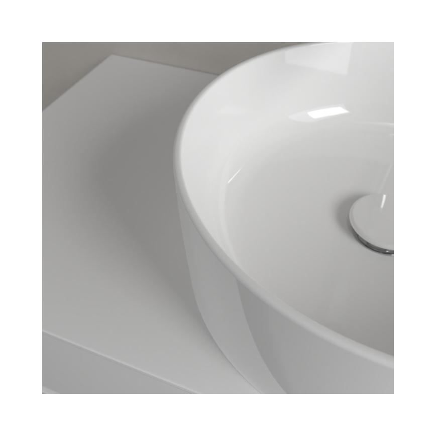 Villeroy & Boch 4A184001 - Lavatório de bancada COLLARO Ø 40 cm cerâmica/branco