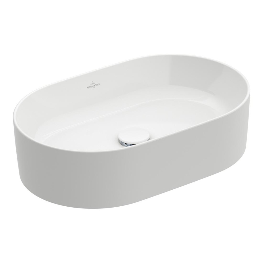 Villeroy & Boch 4A195601 - Lavatório para bancada COLLARO 56x36 cm cerâmica/branco