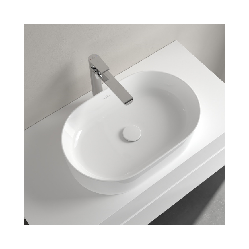 Villeroy & Boch 4A195601 - Lavatório para bancada COLLARO 56x36 cm cerâmica/branco