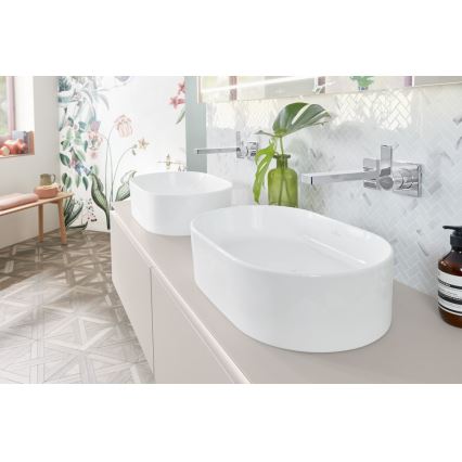 Villeroy & Boch 4A195601 - Lavatório para bancada COLLARO 56x36 cm cerâmica/branco