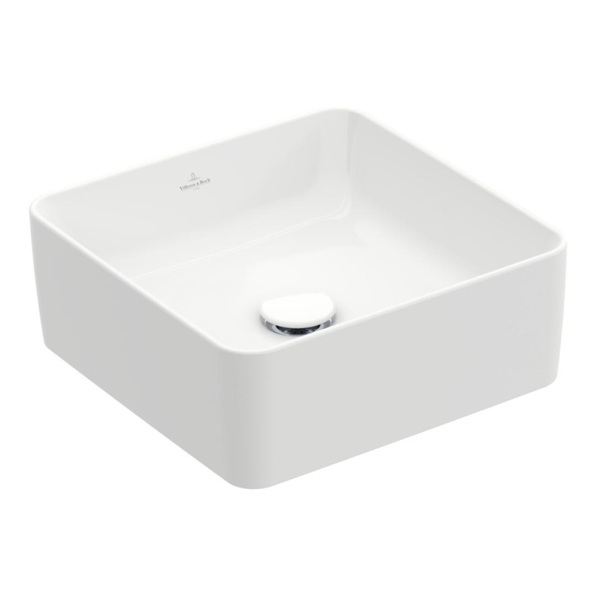 Villeroy & Boch 4A213801 - Lavatório de bancada COLLARO 38x38 cm cerâmica/branco