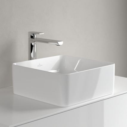 Villeroy & Boch 4A213801 - Lavatório de bancada COLLARO 38x38 cm cerâmica/branco