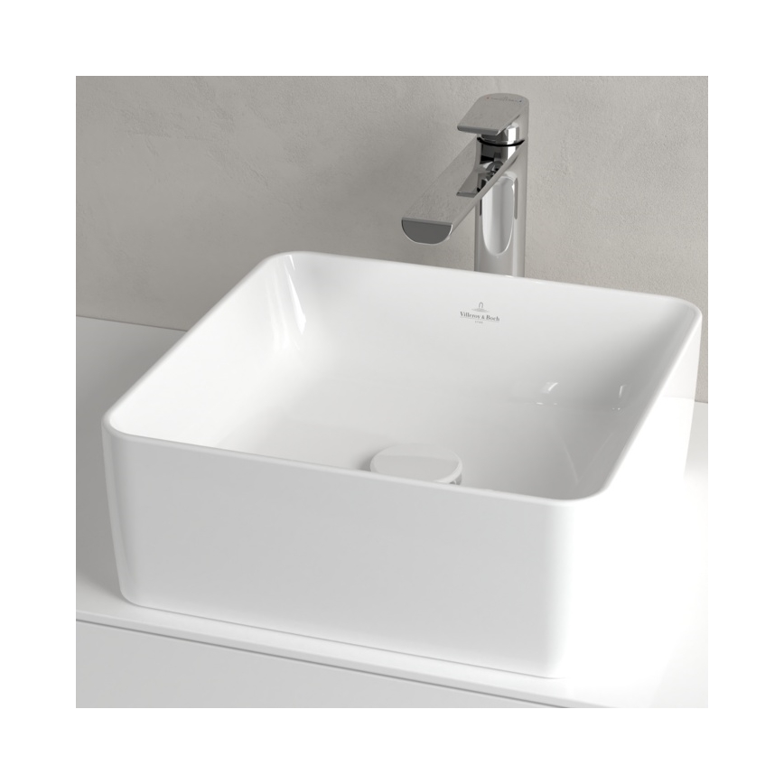 Villeroy & Boch 4A213801 - Lavatório de bancada COLLARO 38x38 cm cerâmica/branco