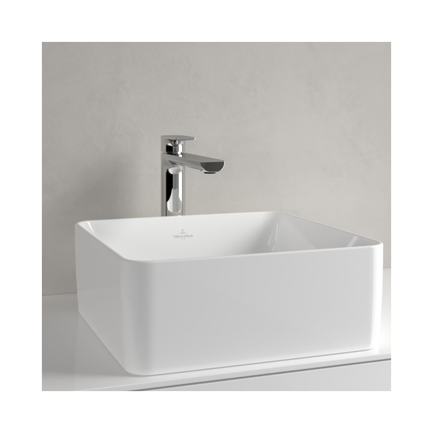 Villeroy & Boch 4A213801 - Lavatório de bancada COLLARO 38x38 cm cerâmica/branco