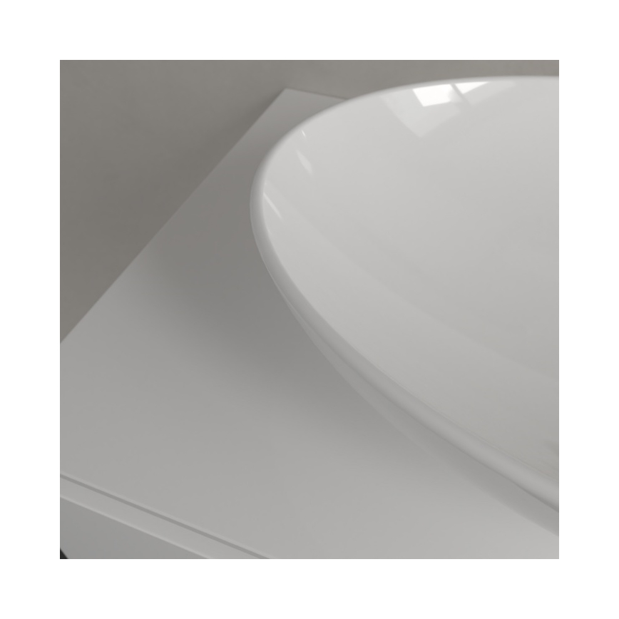 Villeroy & Boch 4A470001 - Lavatório de sobrepor LOOP&FRIENDS 56x38 cm cerâmica/branco