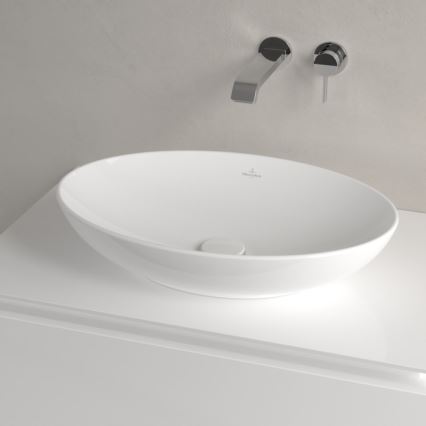 Villeroy & Boch 4A470101 - Lavatório de bancada LOOP&FRIENDS 56x38 cm cerâmica/branco
