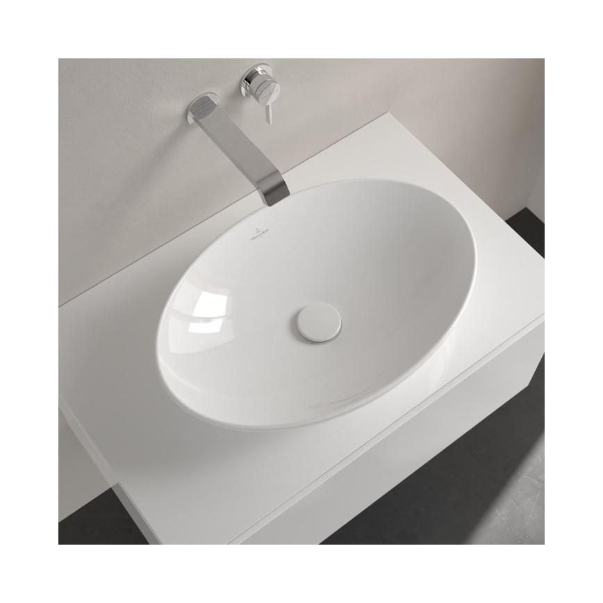 Villeroy & Boch 4A4701R1 - Lavatório de bancada LOOP&FRIENDS 56x38 cm cerâmica/branca