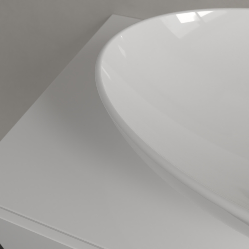 Villeroy & Boch 4A4701R1 - Lavatório de bancada LOOP&FRIENDS 56x38 cm cerâmica/branca