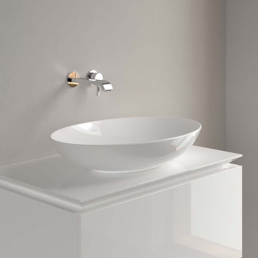 Villeroy & Boch 4A480001 - Lavatório de bancada LOOP&FRIENDS 62x42 cm cerâmica/branco
