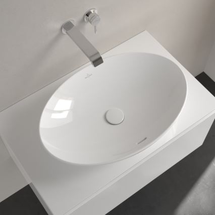 Villeroy & Boch 4A480001 - Lavatório de bancada LOOP&FRIENDS 62x42 cm cerâmica/branco