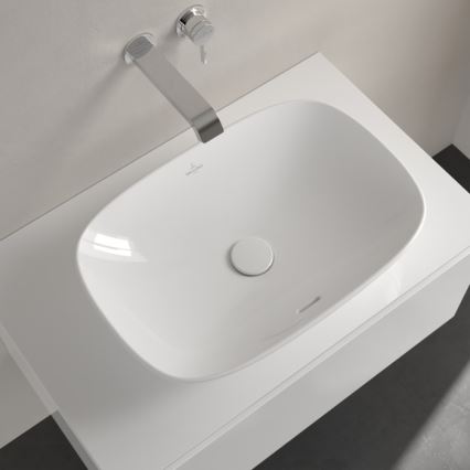 Villeroy & Boch 4A490001 - Lavatório de bancada LOOP&FRIENDS 56x38 cm cerâmica/branco