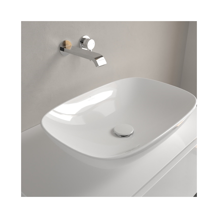 Villeroy & Boch 4A490101 - Lavatório de bancada LOOP&FRIENDS 56x38 cm cerâmica/branco