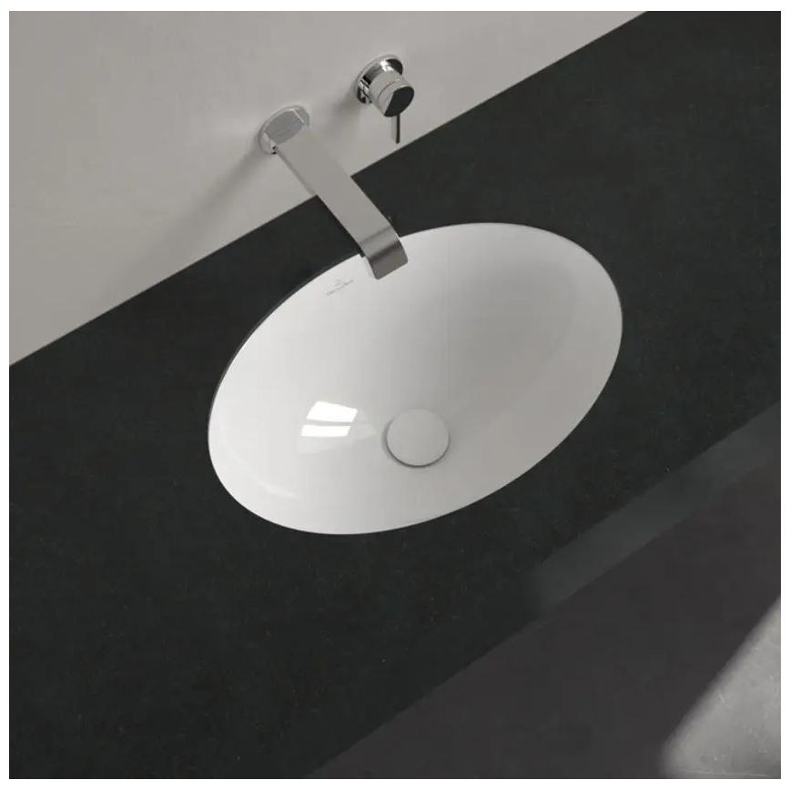 Villeroy & Boch 4A530001 - Lavatório de embutir LOOP&FRIENDS 43x29 cm cerâmica/branco