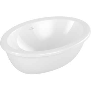 Villeroy & Boch 4A540001 - Lavatório de encastrar LOOP&FRIENDS 48,5x32,5 cm cerâmica/branca