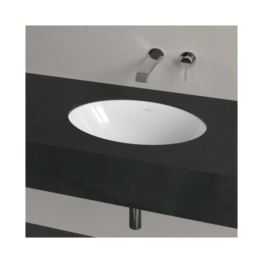 Villeroy & Boch 4A540001 - Lavatório de encastrar LOOP&FRIENDS 48,5x32,5 cm cerâmica/branca