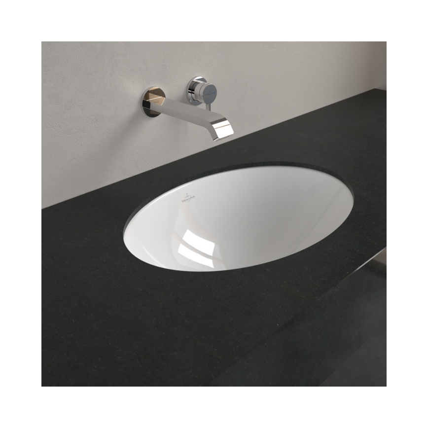 Villeroy & Boch 4A540001 - Lavatório de encastrar LOOP&FRIENDS 48,5x32,5 cm cerâmica/branca