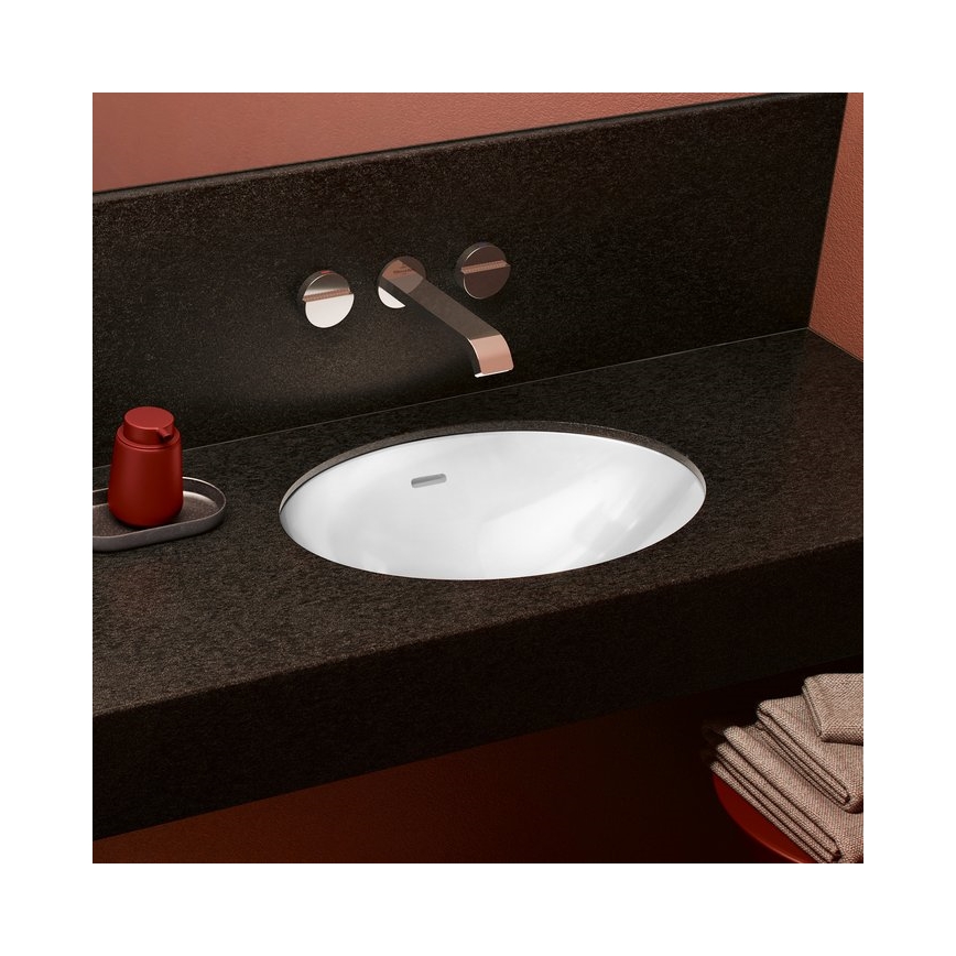 Villeroy & Boch 4A540001 - Lavatório de encastrar LOOP&FRIENDS 48,5x32,5 cm cerâmica/branca