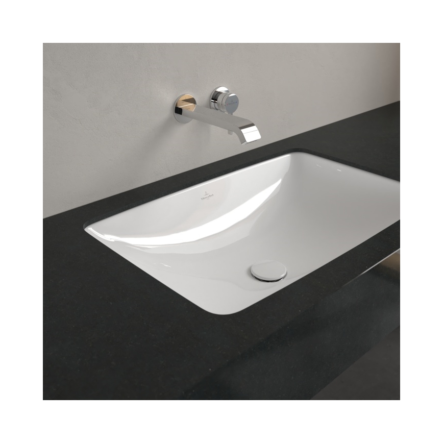 Villeroy & Boch 4A580001 - Lavatório encastrado LOOP&FRIENDS 61,5x38 cm cerâmica/branca