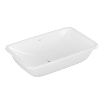 Villeroy & Boch 4A580001 - Lavatório encastrado LOOP&FRIENDS 61,5x38 cm cerâmica/branca