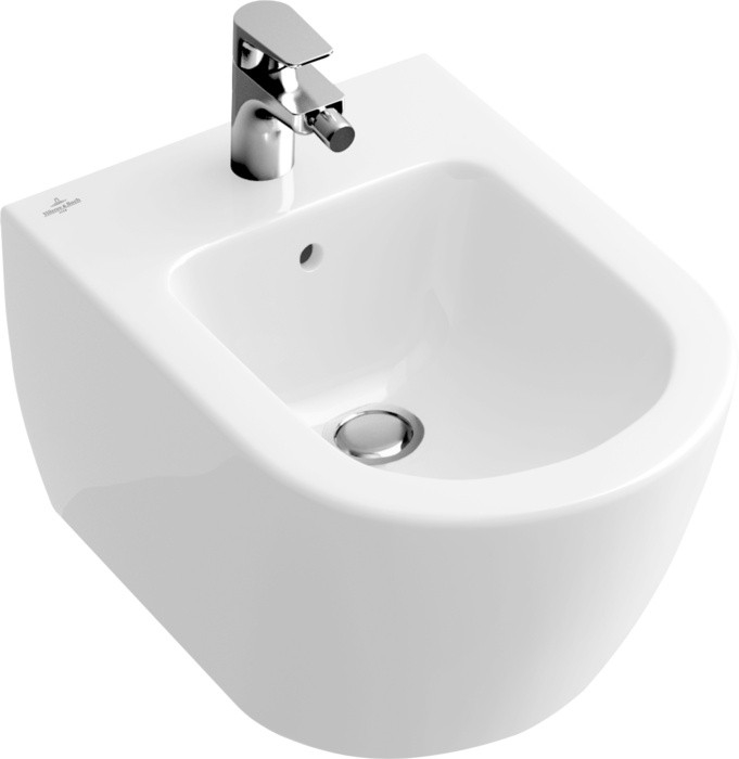 Villeroy & Boch 540000R1 - Bidé suspenso SUBWAY 2.0 37x56,5 cm cerâmica/branca
