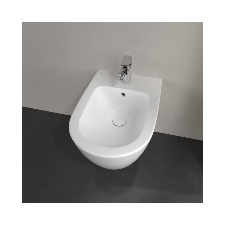 Villeroy & Boch 540000R1 - Bidé suspenso SUBWAY 2.0 37x56,5 cm cerâmica/branca