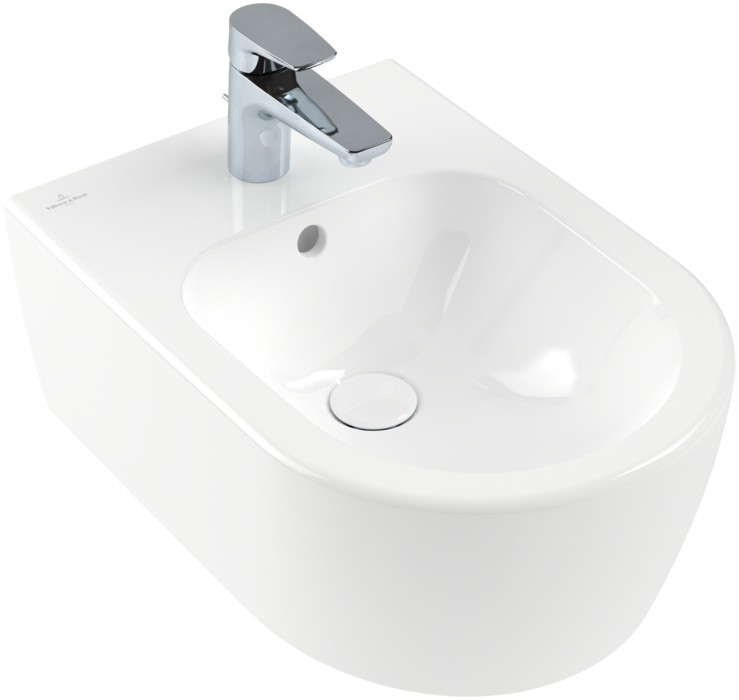 Villeroy & Boch 54050001 - Bidé suspenso AVENTO, cerâmica/branco