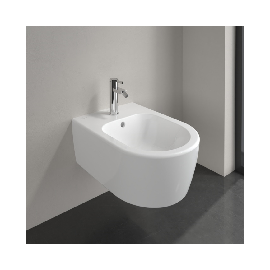 Villeroy & Boch 54050001 - Bidé suspenso AVENTO, cerâmica/branco