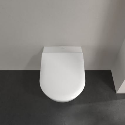 Villeroy & Boch 5614R201 - Sanita suspensa SUBWAY 2.0 com assento SoftClose, em cerâmica branca