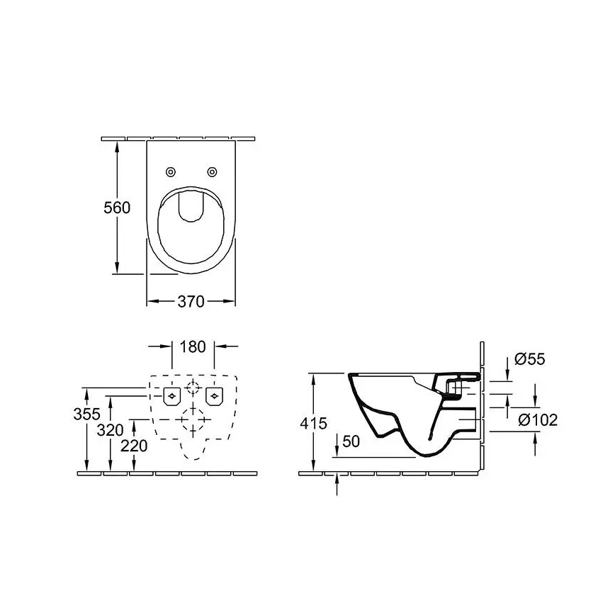 Villeroy & Boch 5614R201 - Sanita suspensa SUBWAY 2.0 com assento SoftClose, em cerâmica branca
