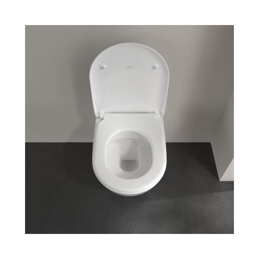 Villeroy & Boch 5614R2R1 - Sanita suspensa SUBWAY 2.0 com assento SoftClose, cerâmica/branca