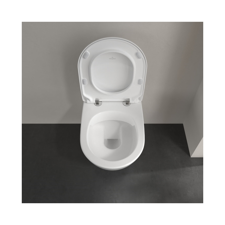 Villeroy & Boch 5614R2R1 - Sanita suspensa SUBWAY 2.0 com assento SoftClose, cerâmica/branca