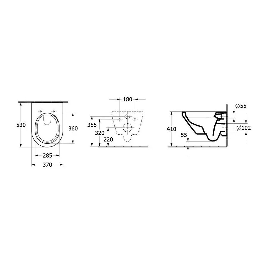 Villeroy & Boch 5684CLR1 - Sanita suspensa com assento SoftClose ARCHITECTURA cerâmica/branco