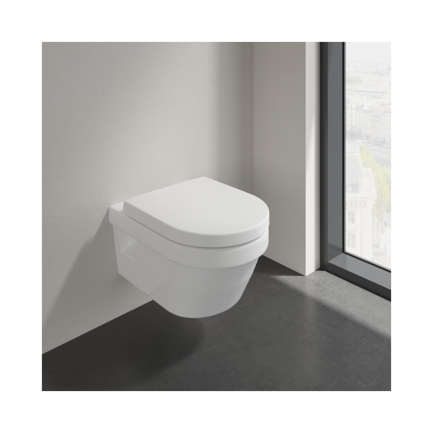 Villeroy & Boch 5684HR01 - Sanita suspensa com assento SoftClose ARCHITECTURA cerâmica/branca