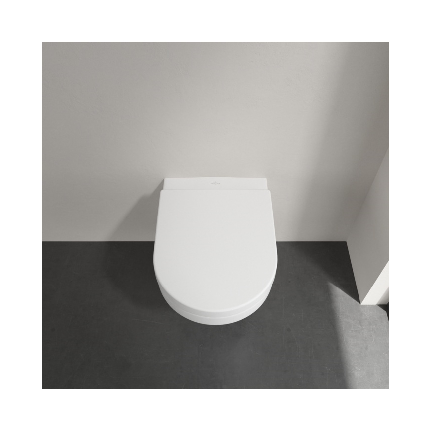 Villeroy & Boch 5684HRR1 - Sanita suspensa com assento SoftClose ARCHITECTURA, cerâmica/branco