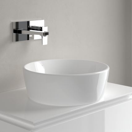 Villeroy & Boch 5A254501 - Lavatório para bancada ARCHITECTURA diâmetro 45 cm cerâmica/branco