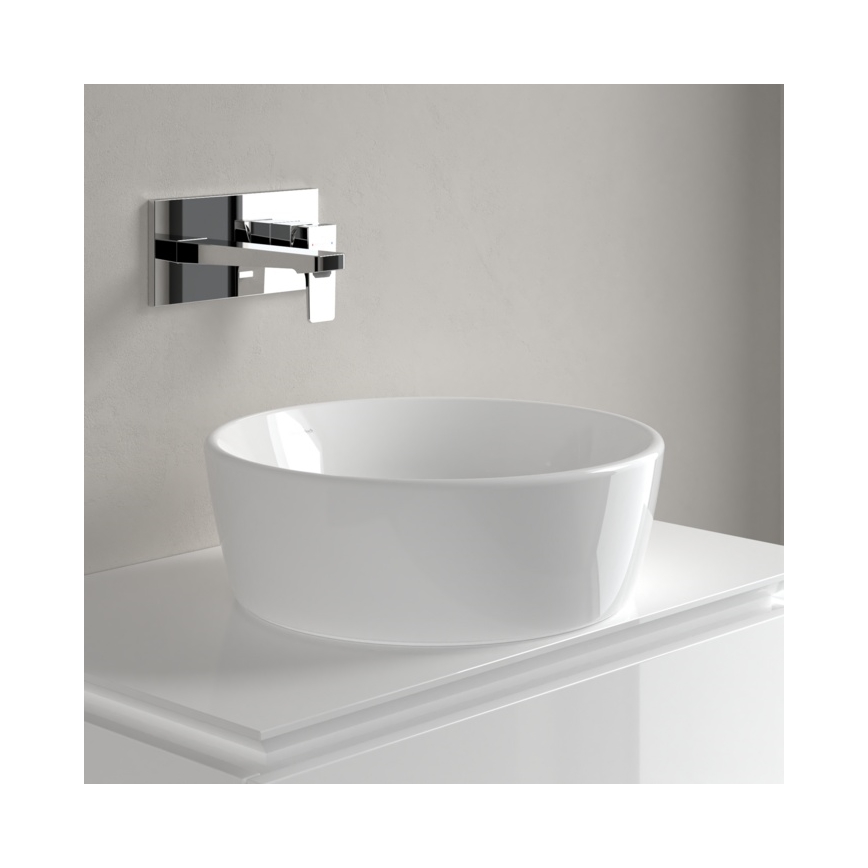 Villeroy & Boch 5A254501 - Lavatório para bancada ARCHITECTURA diâmetro 45 cm cerâmica/branco