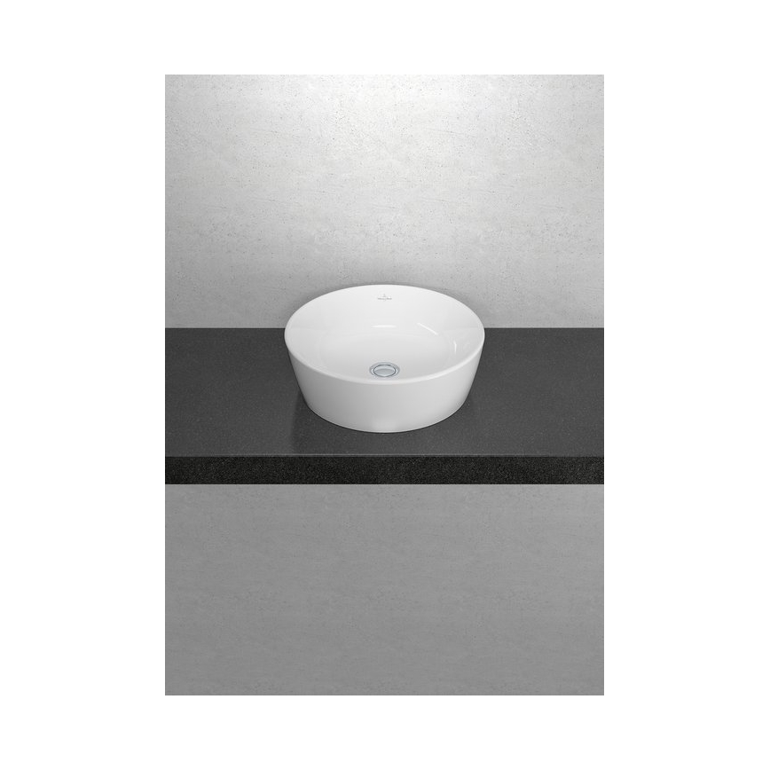 Villeroy & Boch 5A254501 - Lavatório para bancada ARCHITECTURA diâmetro 45 cm cerâmica/branco