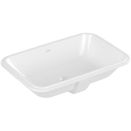 Villeroy & Boch 5A776001 - Lavatório de encastrar ARCHITECTURA 57x37 cerâmica/branco