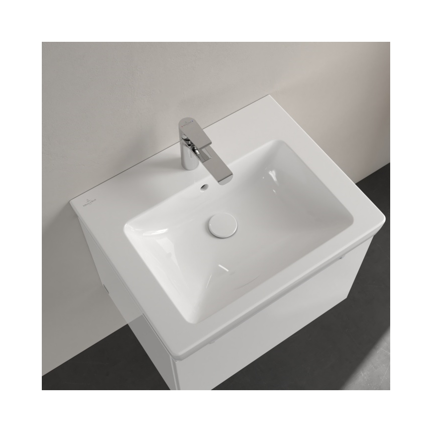 Villeroy & Boch 7113F001 - Lavatório suspenso SUBWAY 2.0 60x47 cm cerâmica/branca